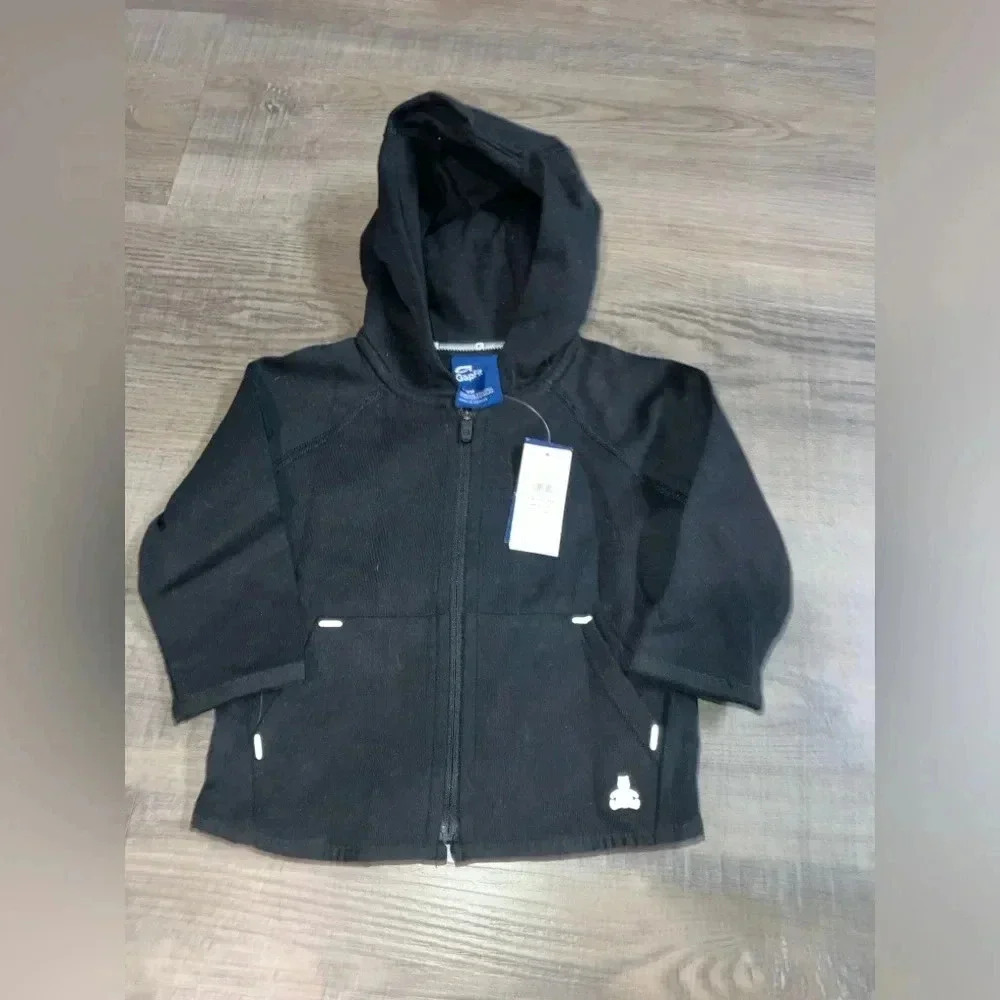 NWT boys Gap zip up hoodie  Sz 3-6 months